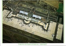 NBC Tokyo International Airport Postcard (Haneda) Aerial Photo Printed in Japan picture