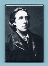 2X3 FRIDGE MAGNET- OSCAR WILDE  AUTHOR PLAYWRIGHT POET SOUVENIR GIFT LITERATURE picture