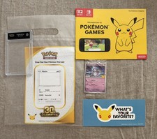 Mewtwo Promo Target 30th Celebration & Draw Your Own Pokemon TCG Card Set  picture