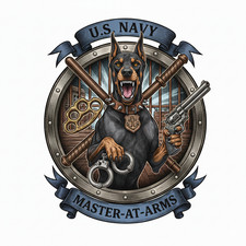 US Navy Master-At-Arms MA Rate USN Prior Service Veteran Gift 4