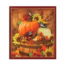 Collections Etc Harvest Pumpkin and Berries Metal Dishwasher Magnet | Home Kitch picture