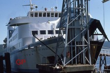 #XX158- za Old 35mm Slide Photo- Ship at Dock -Queen of Prince Rupert-  1975 picture