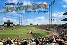 MODERN Postcard - Metropolitan Stadium - Bloomington Minnesota Baseball B593 picture