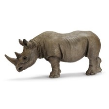 NEW Schleich 14193 Rhinoceros Wild Life figurine RETIRED Rhino animal toy rare picture