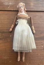 Level 10 Activity Haunted Doll Part Ceramic Handmade Wooden Body Very Strange picture