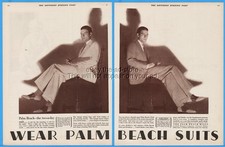 1929 Goodall Worsted Co Sanford Maine Palm Beach Mills Men's Suit Clothing Ad picture
