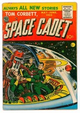 Tom Corbett, SPACE CADET #1 VG-3.5 Comics Prize Group 1955 Robot Cover Comic picture
