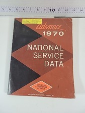 Vintage 1970 Advance National Service Data Natioinal Automotive Service picture