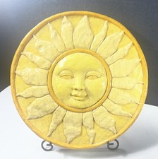 Ceramic Hand Crafted Celestial 12” Sun picture