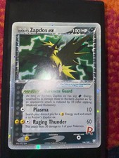 Rocket's Zapdos ex 106/109 Pokemon Card Ex Team Rocket Returns - PSA picture