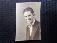 VINTAGE photo Handsome young man graduation - original 4x6 Printed Photo A3 picture