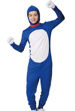 Japanese Men's Kimono Doraemon costume Blue Tights Cosplay Set picture