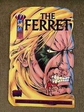 THE FERRET #1  DIE CUT BOOK  MALIBU  1993 🔥🔥 picture