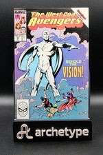 West Coast Avengers #45 – Marvel (1989) NM- White Vision picture