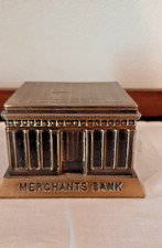 Merchants National Bank, Allentown PA. Metal Souvenir Building Bank (Banthrico) picture