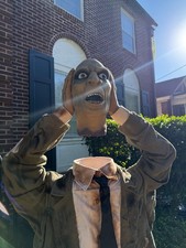 Heads Up Harry Spirit Halloween Life Size Animatronic Gemmy Used Works Great picture