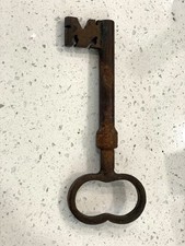 Large Antique Jailer's / Castle Style Key, 6 3/4