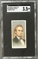 1924 Ogden's Leaders Of Men -- Abraham Lincoln #28 -- SGC 3.5 -- President picture