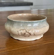 Antique KT&K Jardiniere Planter Bowl Knowles Taylor Knowles Floral Gold picture