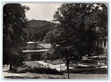 c1950's Spa Park View Ladek Zdroj Warsaw Poland RPPC Photo Posted Postcard picture