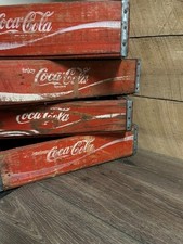 Vintage Red Wooden Coca-Cola Crate - picture
