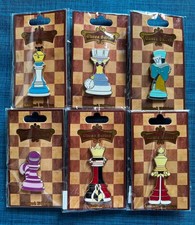 Disney DSSH Alice in Wonderland Chess Series Complete 6 Pin Set LE 300 SEALED picture