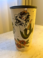 Starbucks 2015 Mermaid Tattoo Ceramic Travel Mug picture