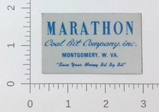 Marathon Coal Bit Co Montgomery West Virginia Advertising Refrigerator Magnet picture