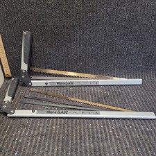 Vintage What-a-Saw Deluxe Folding Multi Saw 3 Blades Case Box 1990s USA picture