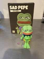Youtooz: Sad Pepe Vinyl Figure  #3 USED Butterfly Broken Off Finger picture
