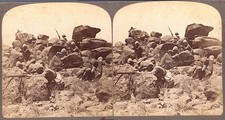 Africa Some Metinen's Infantry firing retreating Boers Brier Stro- 1940 Photo picture