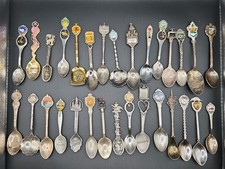 Lot Of 30 Souvenir Spoons - States, Coutries, And Cities  picture
