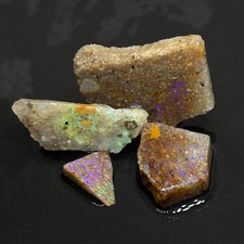 Beautiful Rough Louisiana Vernon Parish Fire Opal Parcel picture