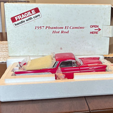 Chevrolet 1957 Phantom El Camino Hot Rod Red Model Car w/ Original Box picture