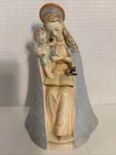 VTG Hummel  Flower Maddona & Child Figurine 10/1, TMK2, Germany Full Bee 8 3/4