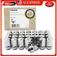 32pc M14x1.5 OEM Style Lug Nuts Chrome 1.65in Long Hex 22mm Fits RAM 2500 3500 picture