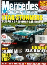 MERCEDES ENTHUSIAT MAGAZINE~Back Issue April 2020~Top 10 Star Stunners picture