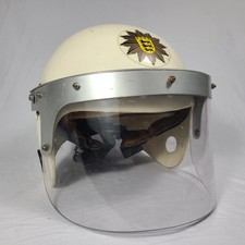Vintage Romer German Police Riot / Motorcycle Helmet Original Baden-Württemberg picture