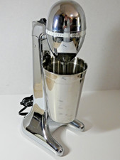 Vintage HAMILTON BEACH 730C Chrome Milkshake Drink Mixer w Cup Tested Perfect picture