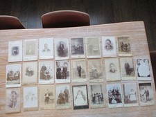 ANTIQUE CABINET CARDS 1800'S LOT (26) - EPHEMERA - ILLINOIS/MISSOURI PHOTOGRAPHY picture