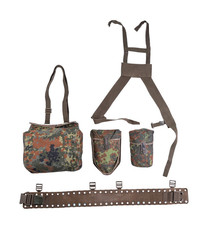 Genuine Original German Military 5 Piece Harness Set Flecktarn Camouflage Army picture