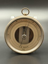 VINTAGE U.S NAVY BAROMETER WW2 1942 off A Navy Shp picture