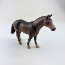 2002 Retired Schleich English Thoroughbred Brown Horse Vintage picture
