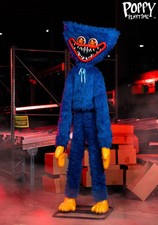 7.5 FT ANIMATED POPPY PLAYTIME HUGGY WUGGY HALLOWEEN ANIMATRONIC PROP picture