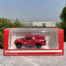 1:64 Red Pajero 4x4 Off-Road SUV Alloy Die-Cast JDM Model Car picture