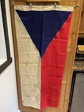 Vintage Czechoslovakia Wool Flag WW2. picture