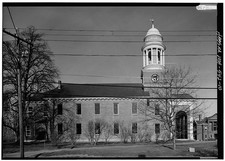 Lancaster MA First Parish Church Town Green 1900s West Elevation Clock Tower picture