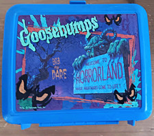 Vintage 1995 Aladdin Goosebumps Show Plastic Lunch Box Nice & Clean No Thermos picture