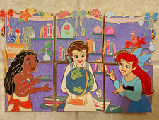 Pink a la Mode Disney Princess Belle Moana and Ariel Care for Your World Puzzle picture