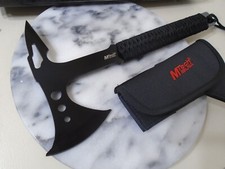 Mtech Large Throwing Axe Ax Tomahawk Knife Spike Full Tang MT-AXE8B Blackout New picture
